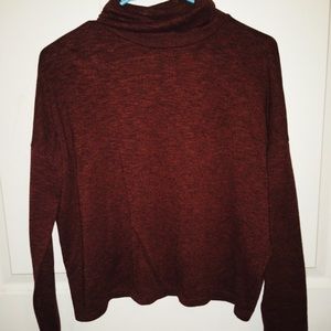 Burgundy Turtle Neck